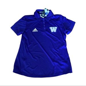 Washington Huskies Adidas Women’s Polo Shirt